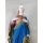 Alte Herz Maria Figur Gips Madonna Marienfigur Heiligenfigur 42 cm