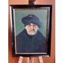 Ölgemälde Portrait eines Mannes, Ölbild mit Rahmen