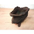 alte Jardiniere Planzschale aus Gusseisen 50 cm Vintage