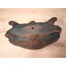 alte Jardiniere Planzschale aus Gusseisen 50 cm Vintage